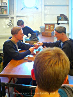 HMS Belfast, London.  Life on board. HMS Belfast, London.  Life on board.